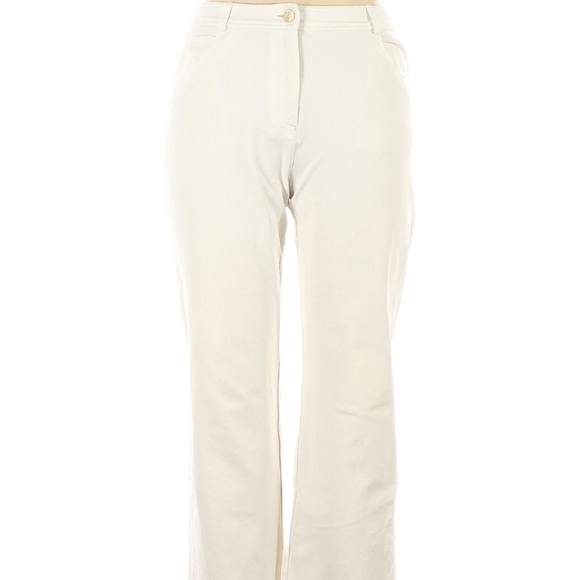 St John Cavier Marie Twill White Pants ..Size 10 - Picture 3 of 10